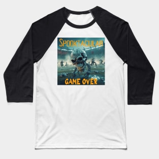 Spooktacular GAME OVER Baseball T-Shirt